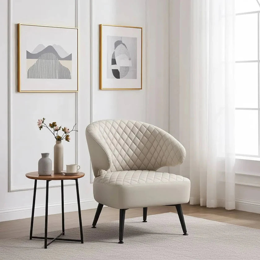 Emma PU Leather Occasional Chair