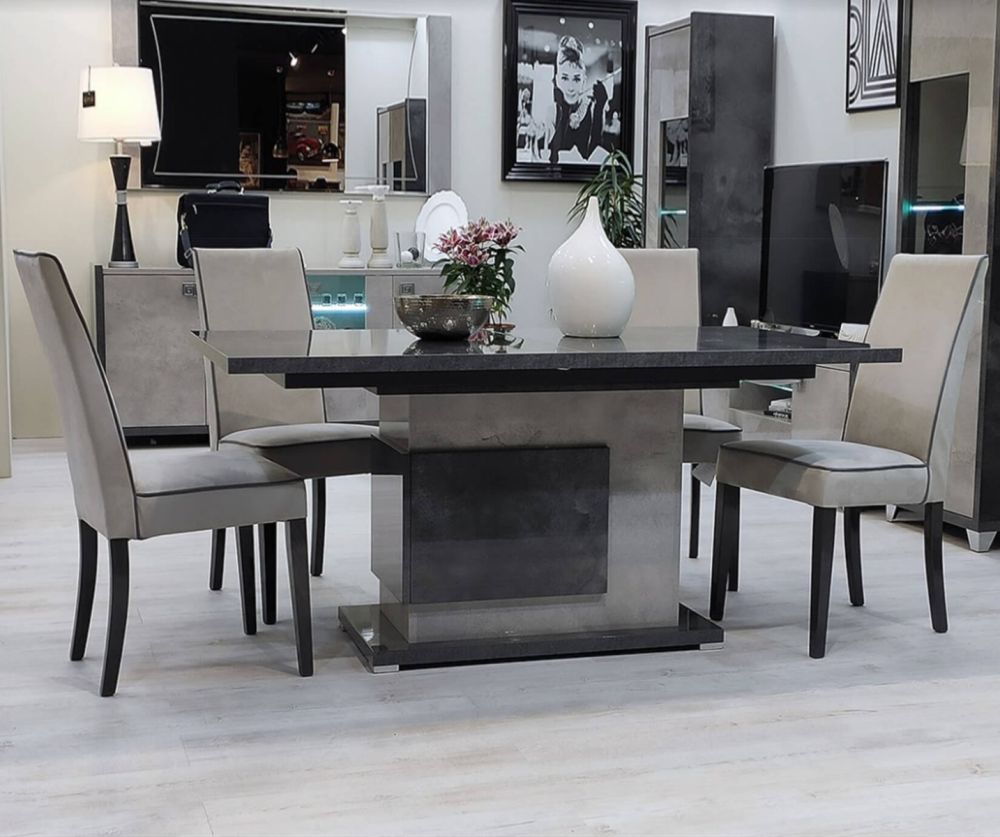 Hilton Rectangular Extension Dining Table Newcastle Furniture Centre
