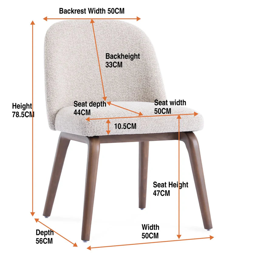 Hollywood Beige Dining Chair