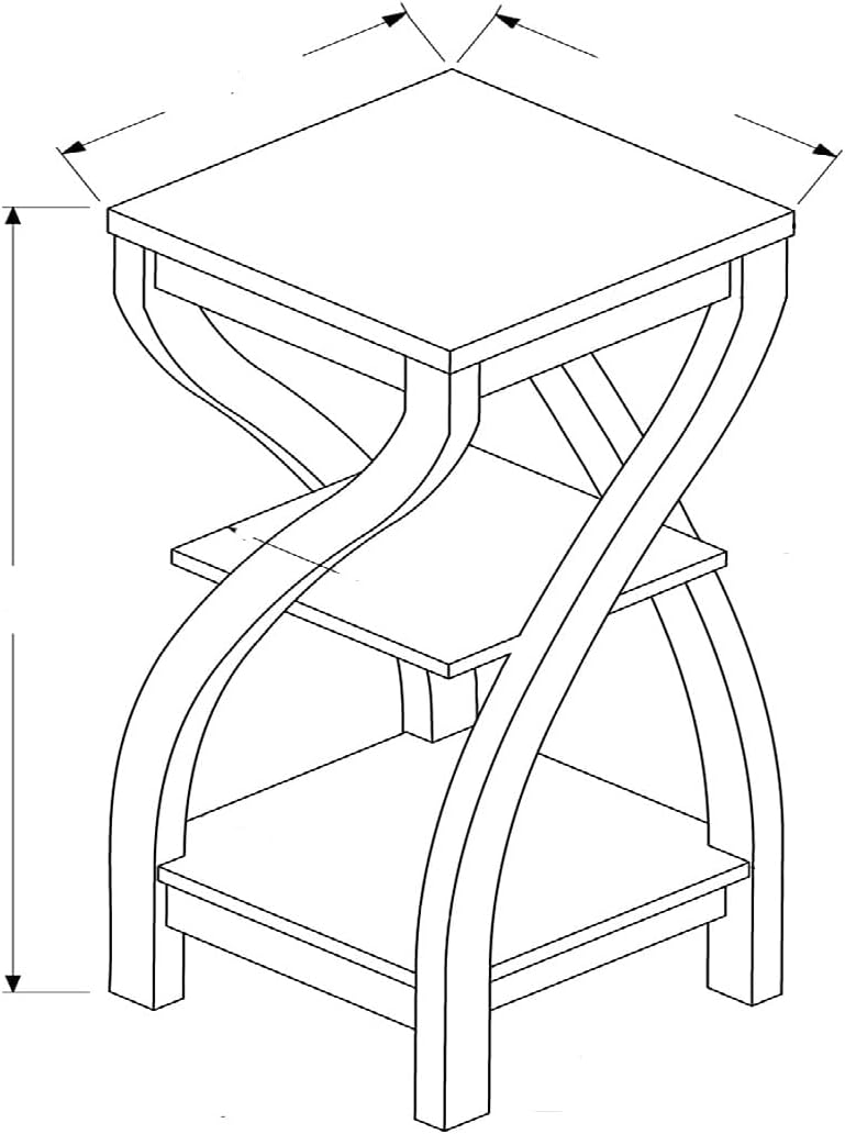 Oak Telephone Stand