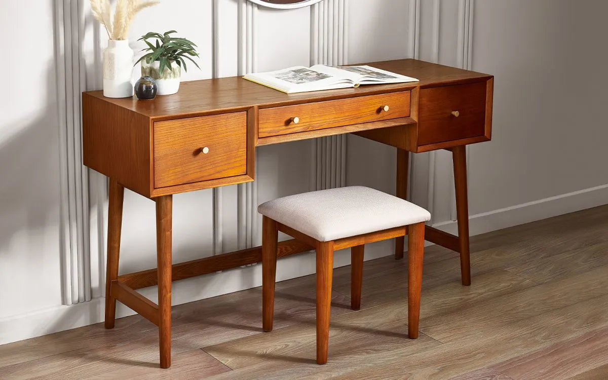 Lowry Dressing Table & Stool Set