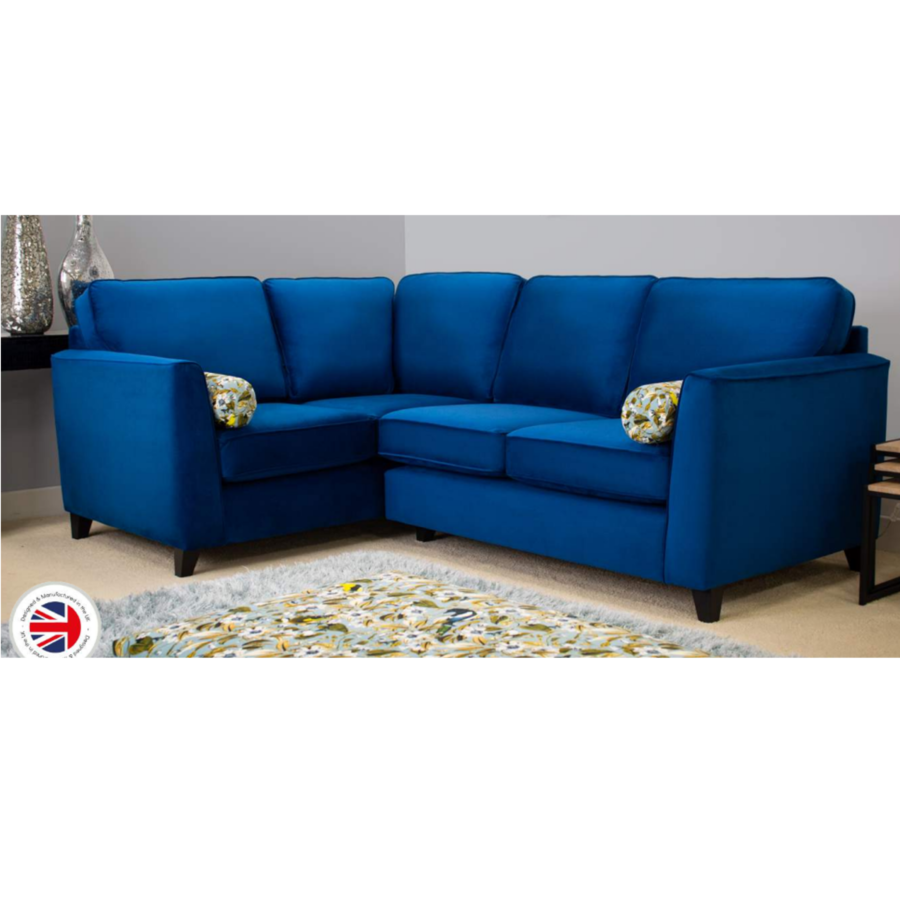 Zinc top corner sofa