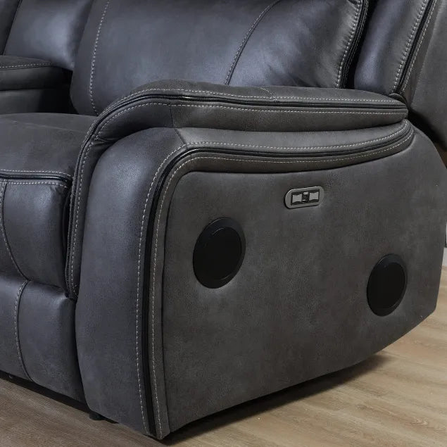 Media Electric Recliner Corner Sofa