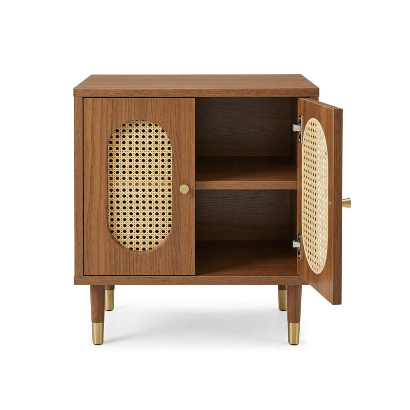 Rattan Bedside Cabinet