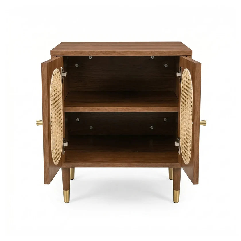 Rattan Bedside Cabinet
